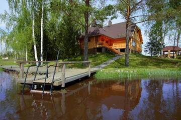 Фото номера Дом отдыха Загородные дома Trīssaliņas г. Aumeisteri 29